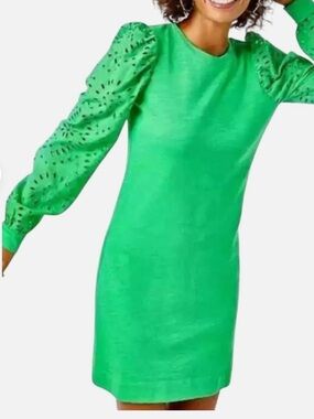 Lilly Pulitzer Jasona Dress In Cabana Green Size Small